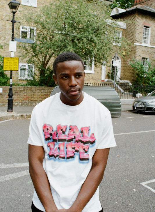 SUMMA GRAFFITI TEE [Pink and Blue ]